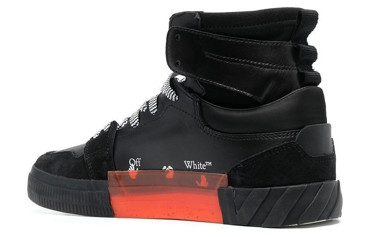 Off-White Vulcanized High 'Black Leather' 圖 4