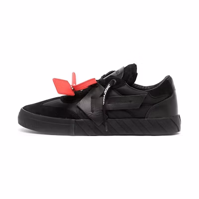 Off-White Vulcanized Low 'Black Leather'