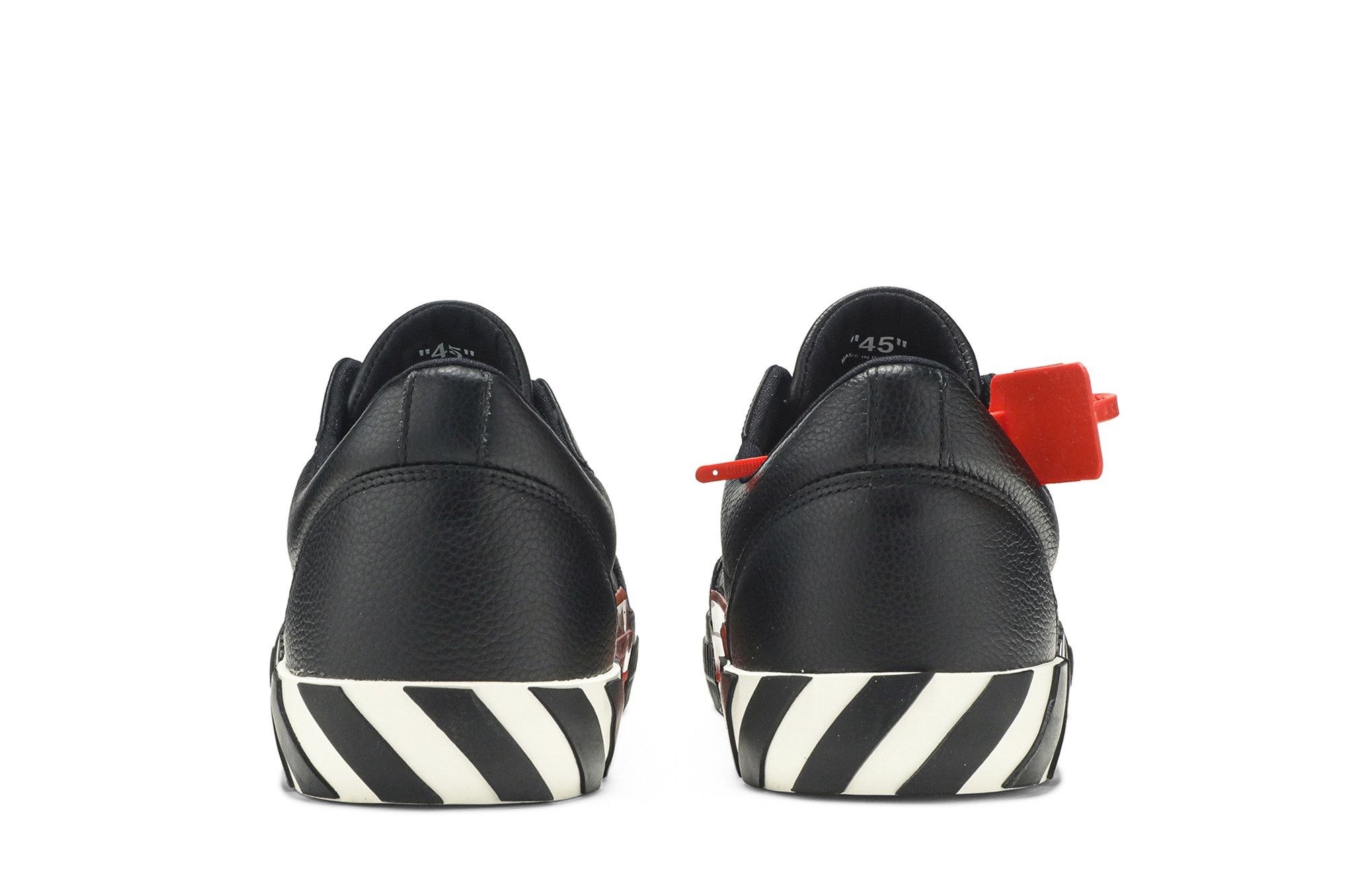 Sizing オフホワイト バルカナイズド ロー "ブラックホワイト" OMIA085f19D680011001