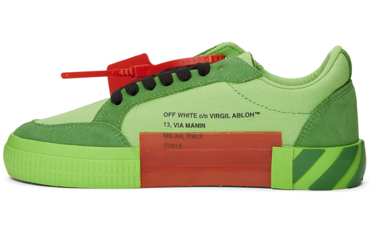 Off-White Vulcanized Low 'Exclusive Green'