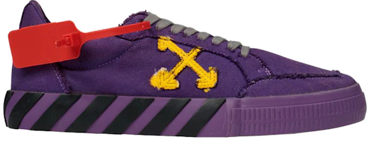 Lookbook Off-White Vulcanized Low ''Violett Gelb'' Sneakers OMIA085R20D330502960
