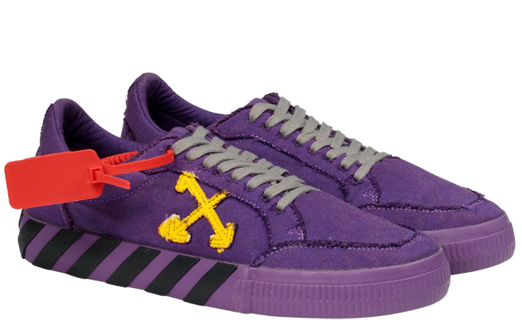 Shop Off-White Vulcanized Low 'Violet Yellow' OMIA085R20D330502960