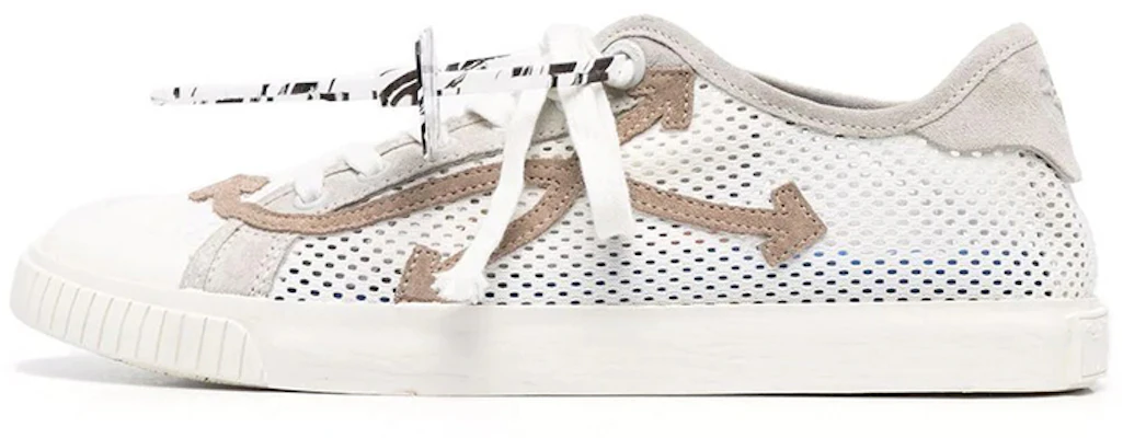 OFF-WHITE 休閒百搭 網面拼接時尚板鞋 白色 Buy OFF-WHITE 休閒百搭 網面拼接時尚板鞋 白色