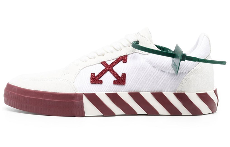 Off-White Vulcanized Low 'White Canvas' OMIA085F22LEA0010125
