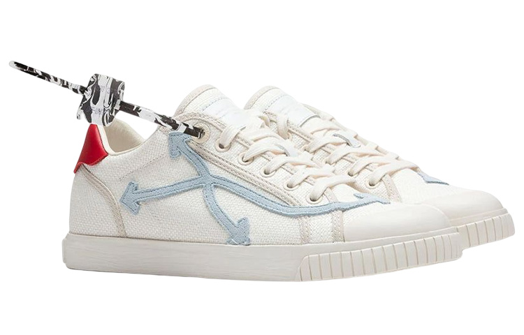 Order Off-White Vulcanized Low ''Bianco Azzurro Chiaro'' OMIA213S21FAB0010140