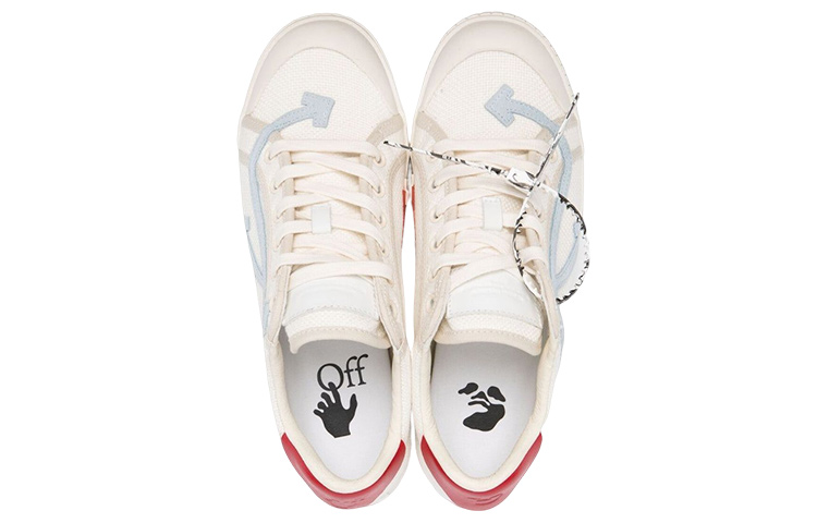 Details for Off-White Vulcanized Low ''Bianco Azzurro Chiaro'' OMIA213S21FAB0010140