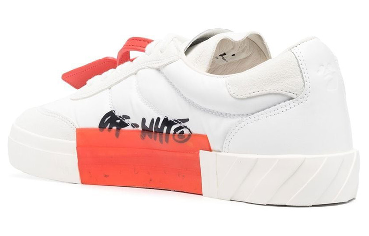 Off-White Vulcanized Low 'White Orange' 圖 4