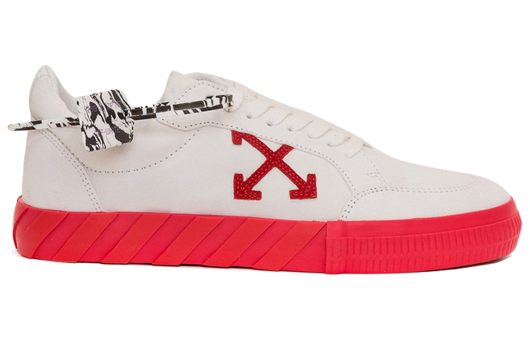 Order Off-White Vulcanized Low ''Blanc Rouge'' OMIA085F20LEA0050125