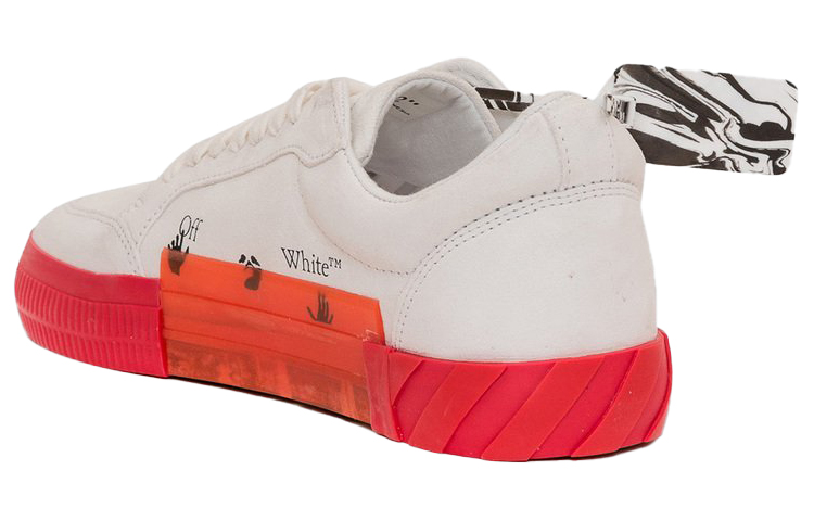 Purchase Off-White Vulcanized Low ''Blanc Rouge'' OMIA085F20LEA0050125