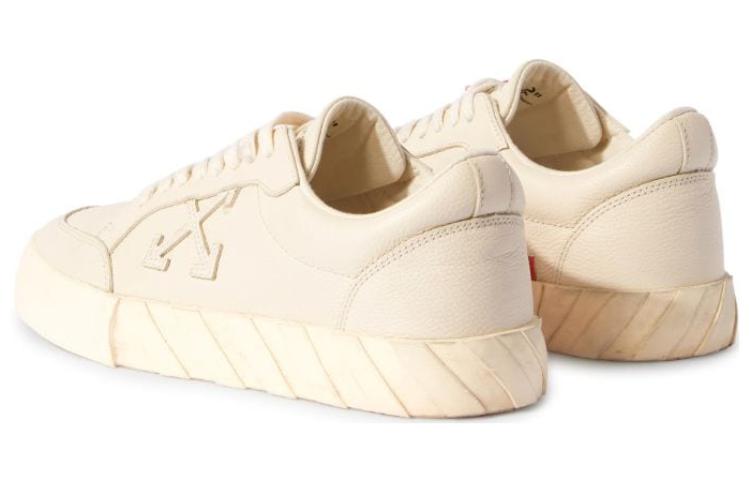 Lookbook Off-White Vulcanized Low in Pelle di Vitello Beige OMIA085F23LEA0016161