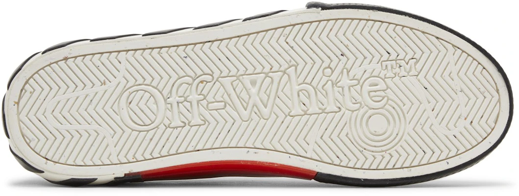 Off-White Vulcanized Low Schwarz Weiß Canvas Sneaker OMIA085C99FAB0061001 Shop Off-White Vulcanized Low Schwarz Weiß Canvas Sneaker OMIA085C99FAB0061001