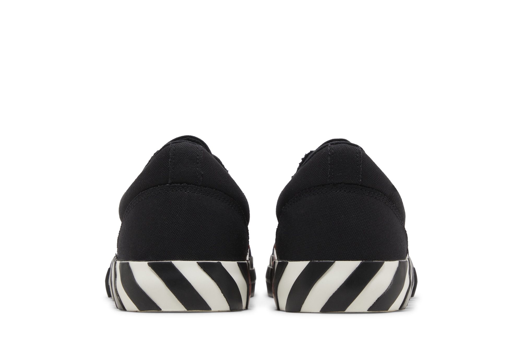Details for Off-White Vulcanized Low Schwarz Weiß Canvas Sneaker OMIA085C99FAB0061001