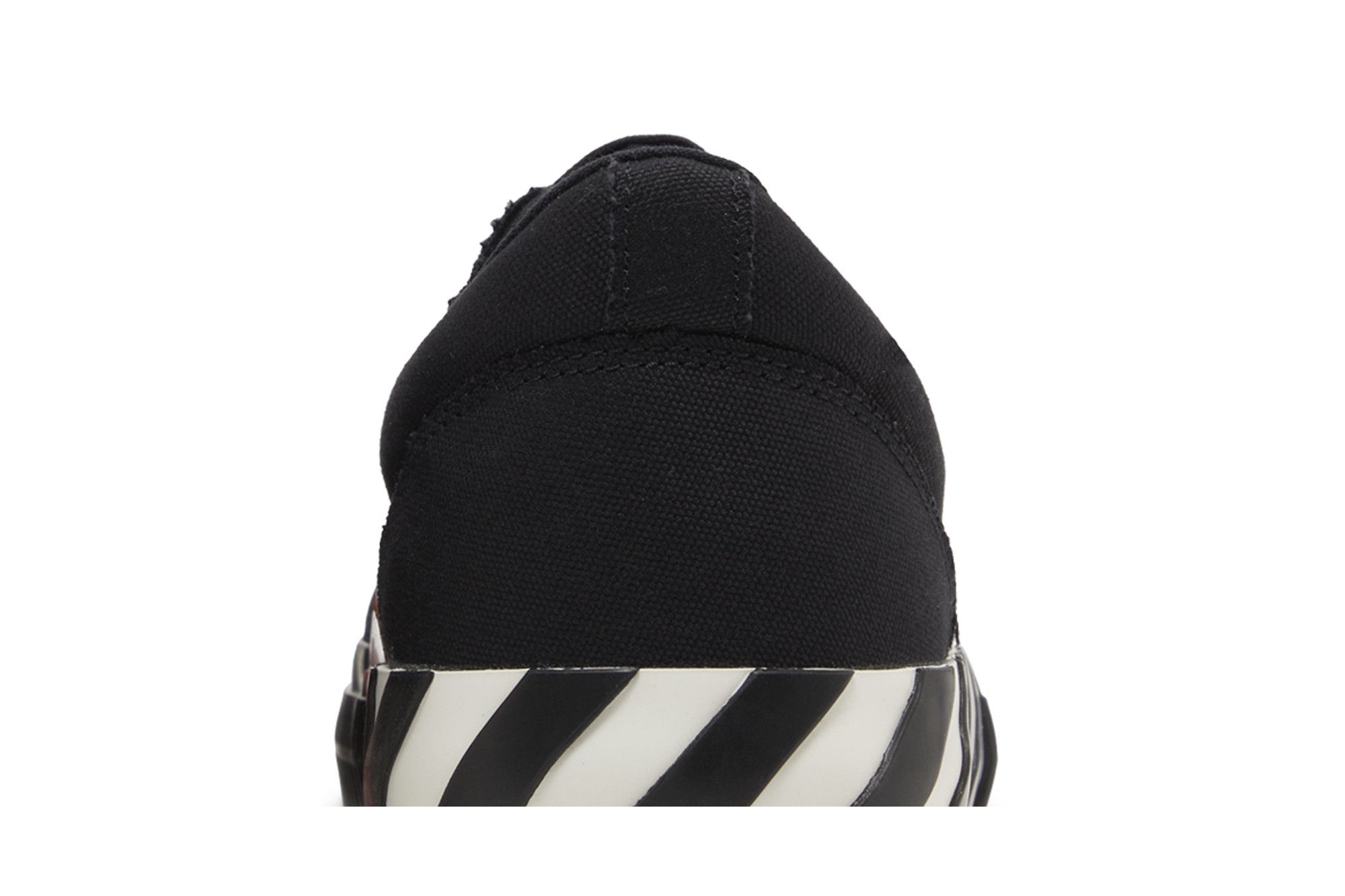 Sizing Off-White Vulcanized Low Schwarz Weiß Canvas Sneaker OMIA085C99FAB0061001