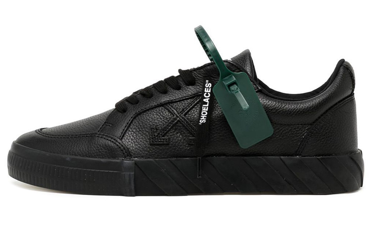 Off-White Vulcanized Low Total Black OMIA085C99LEA0011010