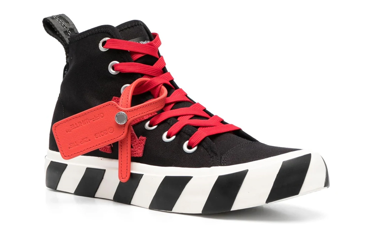 Order Off-White Vulcanized Mid 'Negro Rojo' OMIA119S23FAB0011025