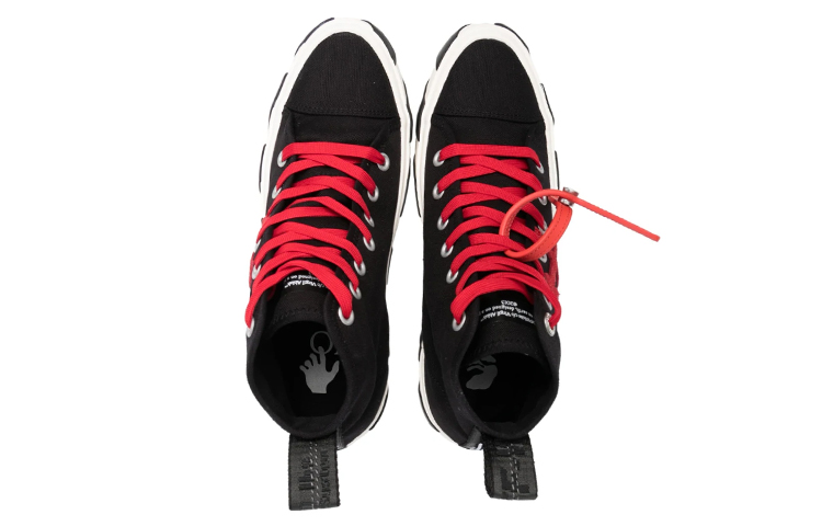 Lookbook Off-White Vulcanized Mid 'Negro Rojo' OMIA119S23FAB0011025