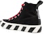 Off-White Vulcanized Mid 'Hitam Merah' OMIA119S23FAB0011025