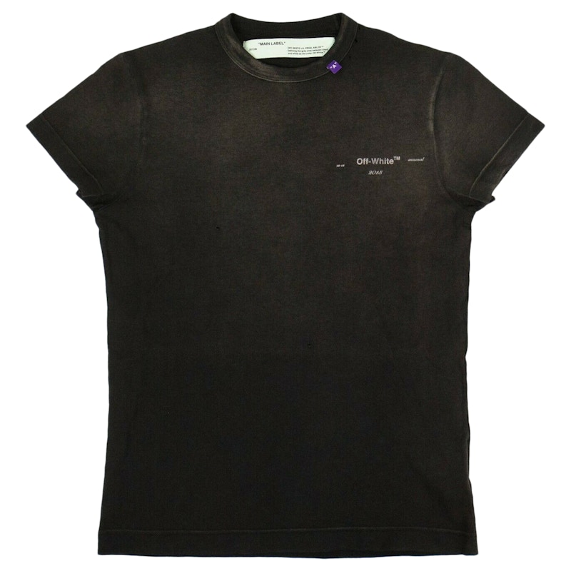 Buy Kaos Hitam Logo Pudar Off-White