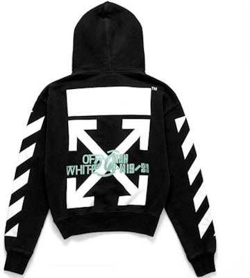 Off-White Waterfall Diagonal Hoodie Black Order Off-White Waterfall Diagonal Hoodie Black