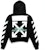 Off-White Waterfall Diagonal Hoodie Black