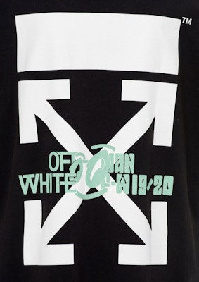 Off-White Waterfall Tee Black/Multicolor Lookbook Off-White Waterfall Tee Black/Multicolor