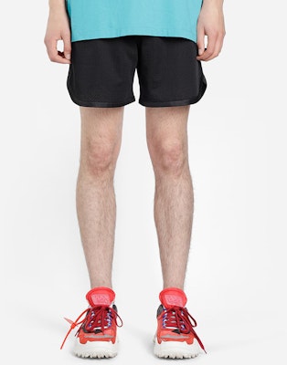 Off-White Wavy Line Mesh Shorts Black/Multicolor Order Off-White Wavy Line Mesh Shorts Black/Multicolor