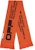 Off-White Wavy Line Scarf Orange/Black