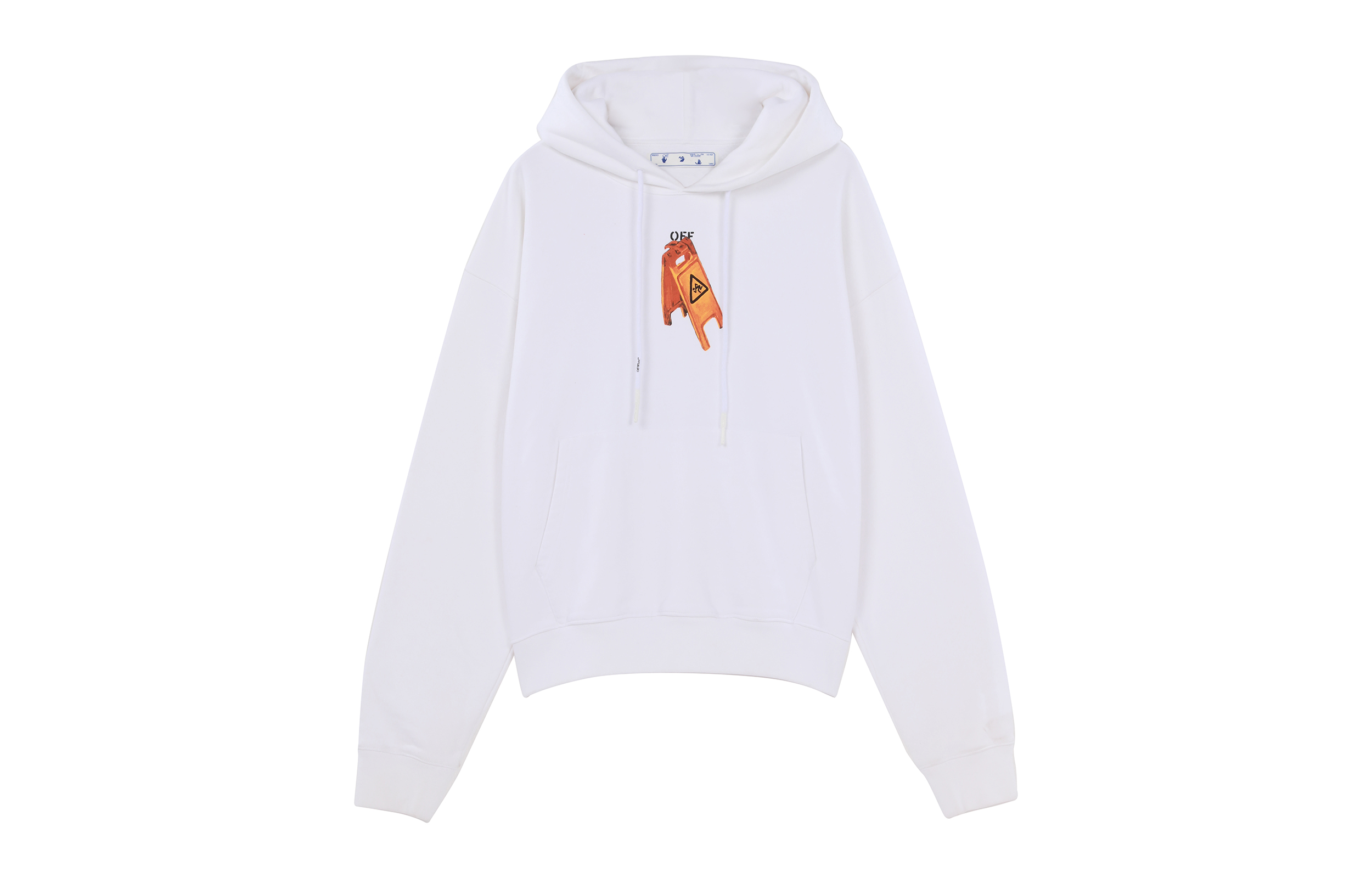 OFF-WHITE White Arrow Print Hoodie OMBB037F20FLE0010110 圖 3