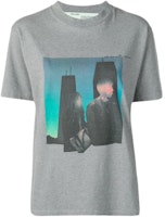 Off-White WOMAN Graphic Print T-shirt Grey/Multicolor Off-White WOMAN Graphic Print T-shirt Grey/Multicolor