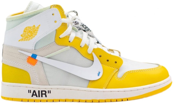 Buy Off White x Air Jordan 1 Retro High OG Canary Yellow AQ0818 149 Novelship