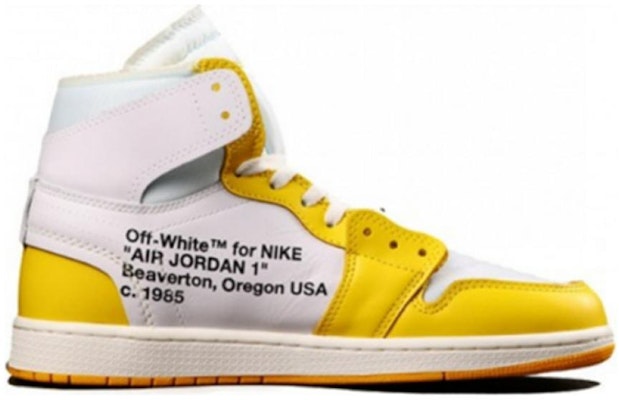 Off-White x AJ1 "カナリーイエロー" AQ0818-149 Order Off-White x AJ1 "カナリーイエロー" AQ0818-149