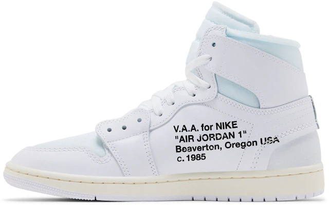 Off-White x Air Jordan 1 Retro High OG 'Alaska' AA3834-100 Lookbook Off-White x Air Jordan 1 Retro High OG 'Alaska' AA3834-100