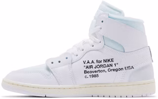 Shop Off-White x Air Jordan 1 Retro High OG ''Alaska'' AA3834-100