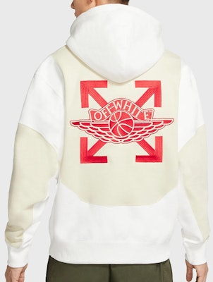 Off-White x Air Jordan Hoodie White Shop Off-White x Air Jordan Hoodie White