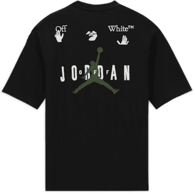 Off-White x Air Jordan T-shirt 'Black' Buy Off-White x Air Jordan T-shirt 'Black'