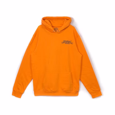 OFF-WHITE Chrome Hearts 2018 Hoodie Orange/Black
