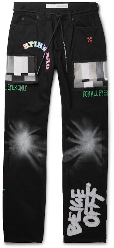 off-white-x-ev-bravado-5-pocket-denim-jeans-black
