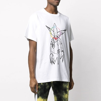 Off-White x Futura Oversized Fit Alien T-Shirt White/Multicolor Order Off-White x Futura Oversized Fit Alien T-Shirt White/Multicolor