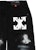 Off-White x Futura Washed Carpenter Denim Pants Black/Multicolor