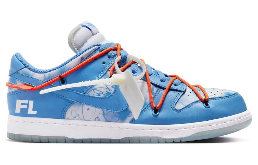 Order Off-White x Futura x Nike Dunk Low ''UNC'' Blu Chiaro DD0856-403