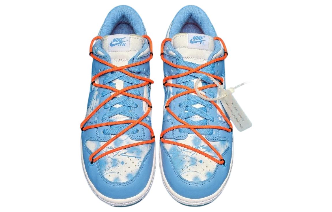 Shop Off-White x Futura x Nike Dunk Low ''UNC'' Blu Chiaro DD0856-403
