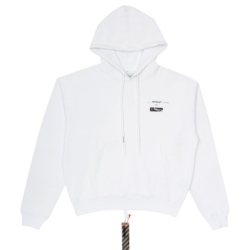 Buy Off-White x Louvre Hoodie Putih/Hitam