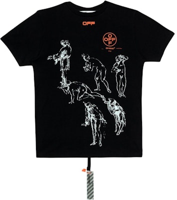 Off-White x Louvre Leonardo T-Shirt Black/White Buy Off-White x Louvre Leonardo T-Shirt Black/White