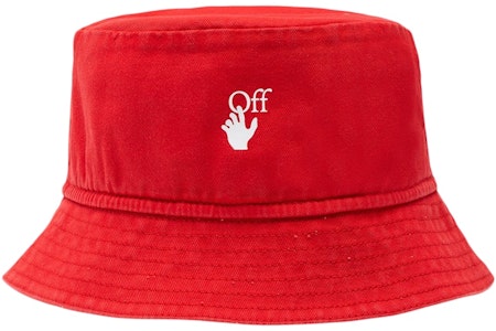 Off-White x Tahun Baru Lunar Topi Bucket Merah/Putih Buy Off-White x Tahun Baru Lunar Topi Bucket Merah/Putih