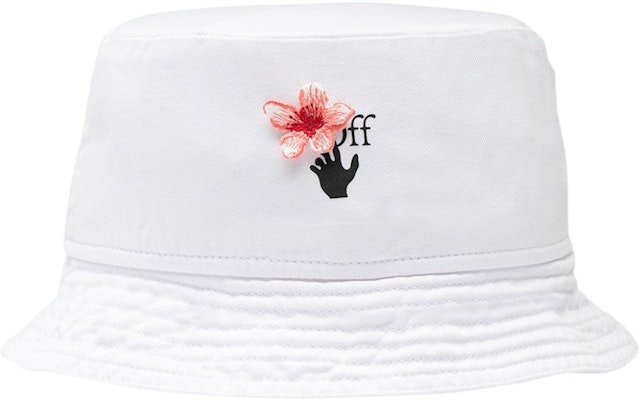 Off-White x Lunar New Year Peach Flowers Bucket Hat White/Black Buy Off-White x Lunar New Year Peach Flowers Bucket Hat White/Black