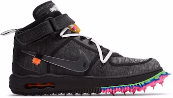 Off-White x Nike Air Force 1 Mid 'Black' DO6290-001 Off-White x Nike Air Force 1 Mid 'Black' DO6290-001