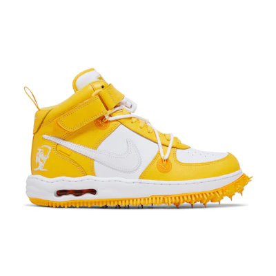 Off-White Nike Air Force 1 Mid SP Leather 'Varsity Maize'