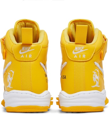 Off-White x Nike AF1ミッド SP レザー "Varsity Maize" DR0500-101 Details for Off-White x Nike AF1ミッド SP レザー "Varsity Maize" DR0500-101