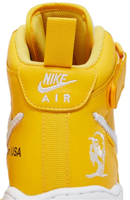 Off-White x Nike 空军一号中帮SP皮革 '大学黄色' DR0500-101 Cheap Off-White x Nike 空军一号中帮SP皮革 '大学黄色' DR0500-101