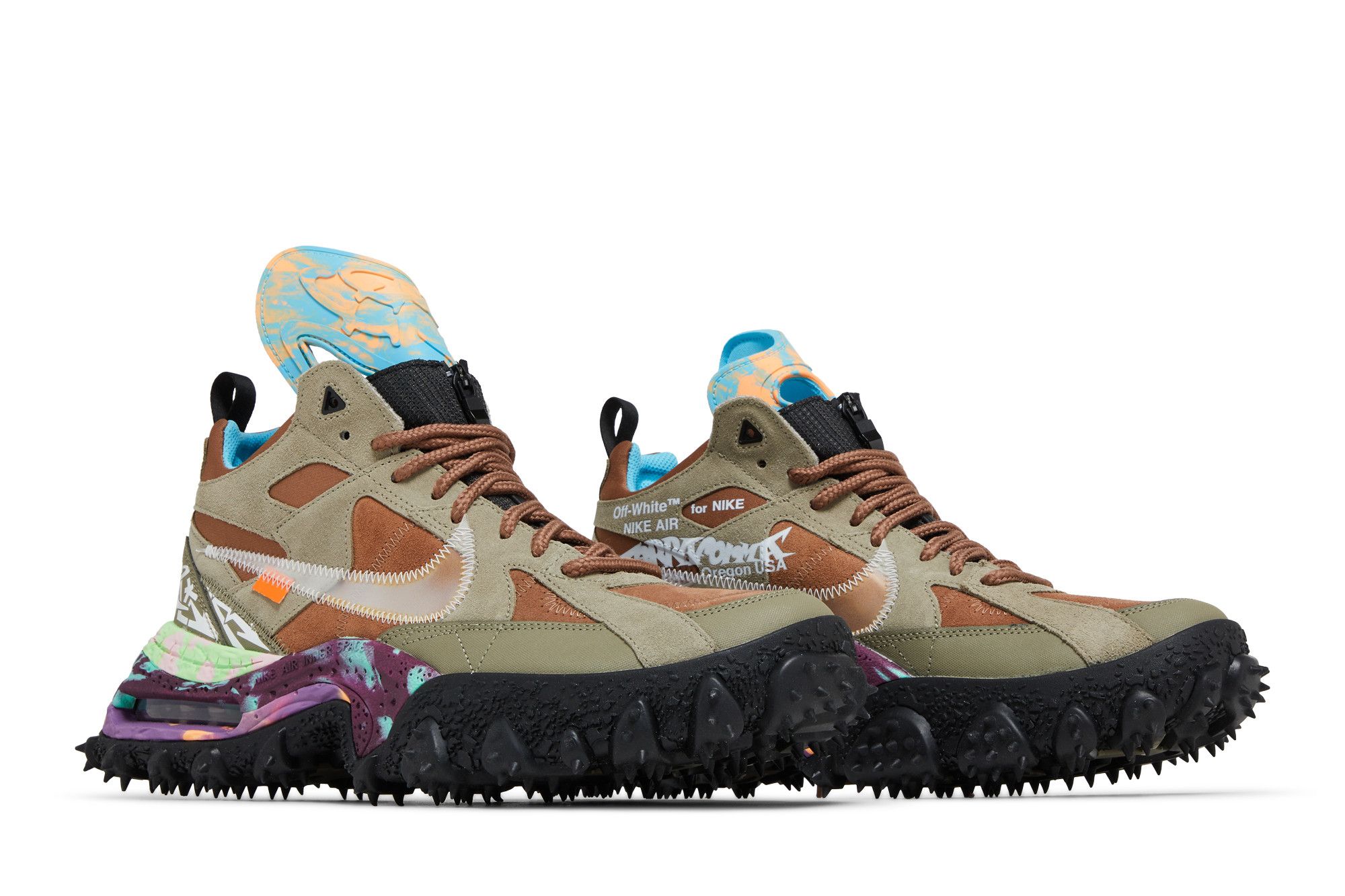 Cheap Off-White x Nike Air Terra Forma ''Archaeo Brown'' Schoenen DQ1615-200